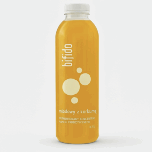 Napój probiotyczny BIFIDO Miodowy z Kurkumą i Pieprzem